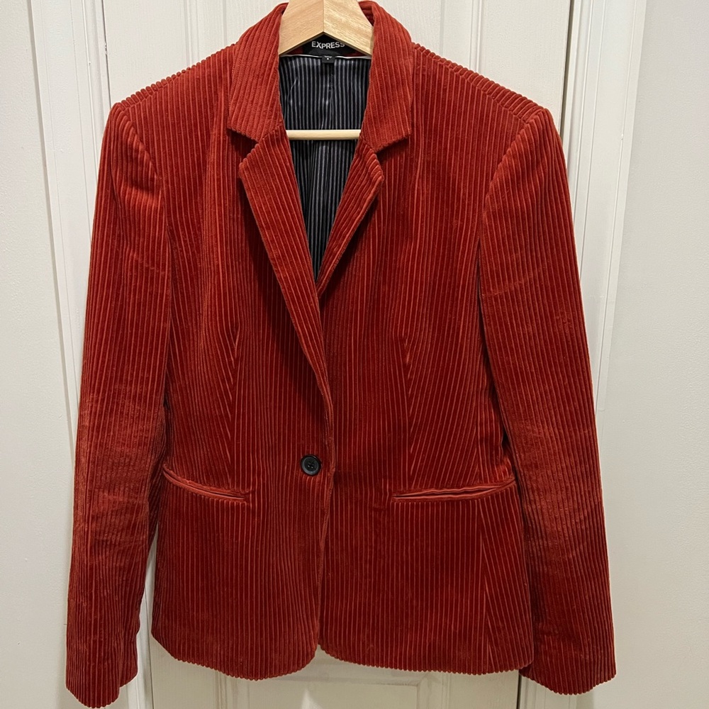 Express Corduroy Blazer size 8 new without tags